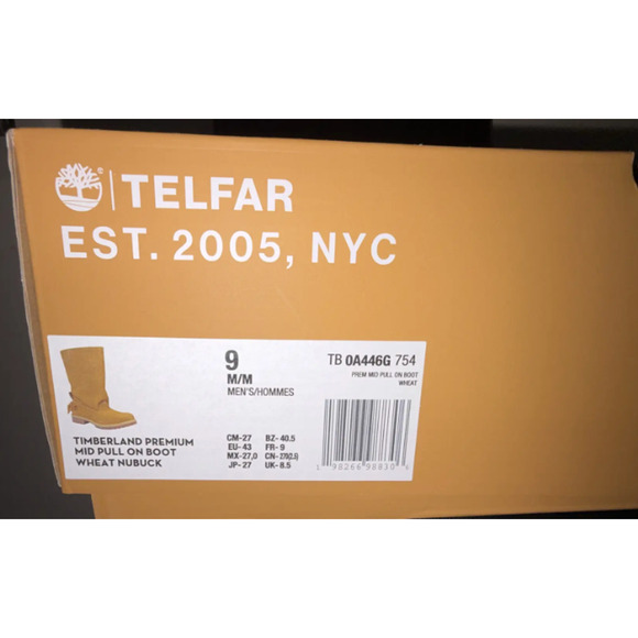 Telfar x Timberland Mid Pull on Boot - Wheat (men's sizing) - Picture 10 of 10